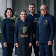 Equipe uniformizada do Grupo Palatino